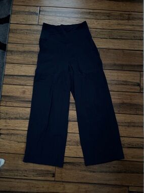 Cropped Wide Leg Lululemon True Navy